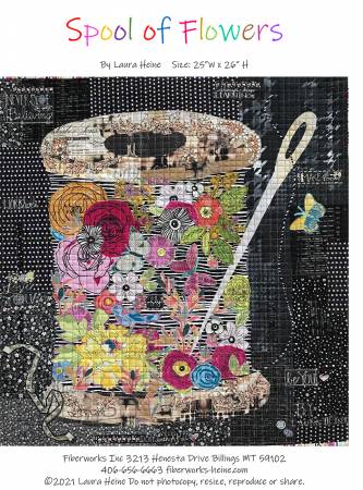[FWLHSOF] Spool of Flowers Collage Pattern by Laura Heine