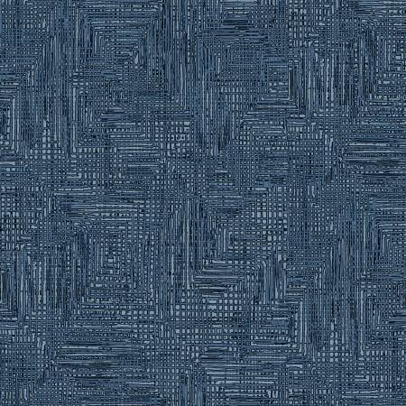 [GROO04973-Navy] Navy Grass Roots, 108in Wide Back, P&B Textiles