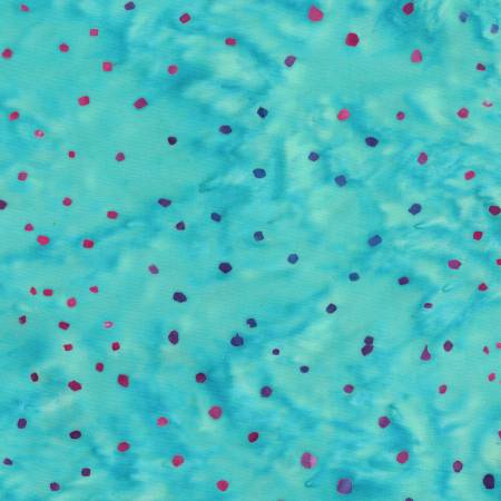 [716Q-8] Sea Batik Dots, Found, Carrie Bloomston, Anthology Fabric