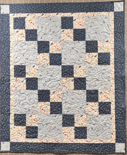 Paws & Reflect Sample Quilt, 45" x 54", Dear Stella