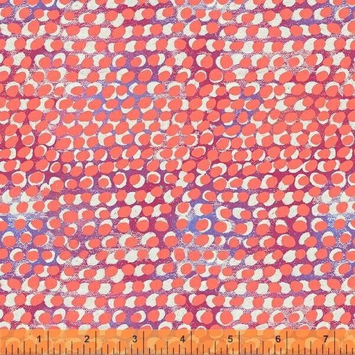 [53125-8Watermelon] Layered Dots Watermelon, Happy, Carrie Bloomston, Windham Fabric