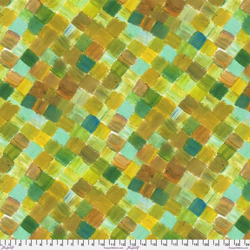 [PWDB041.OLIVE] Basketweave, Denise Burkitt, Free Spirit Fabrics, Island Vacation