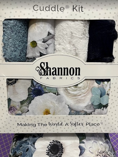 [CKCRAZY8SPBLISSFULBOUQUE] Blissful Bouque Crazy 8 Specialty Cuddle Kit 58" x 68", Shannon Fabrics