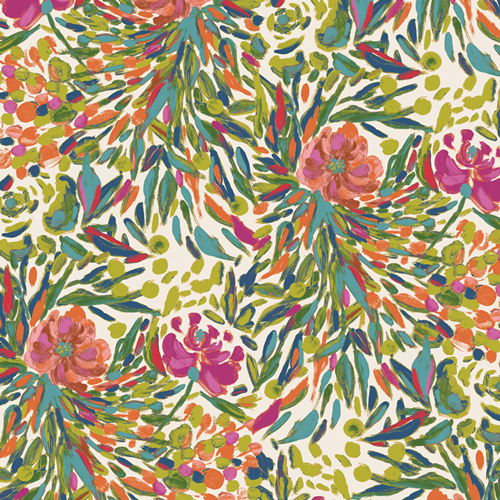 [BLB-44723] Floral Roses, Writer's Garden Petal, Bloomsbury, Bari J., Art Gallery Fabrics