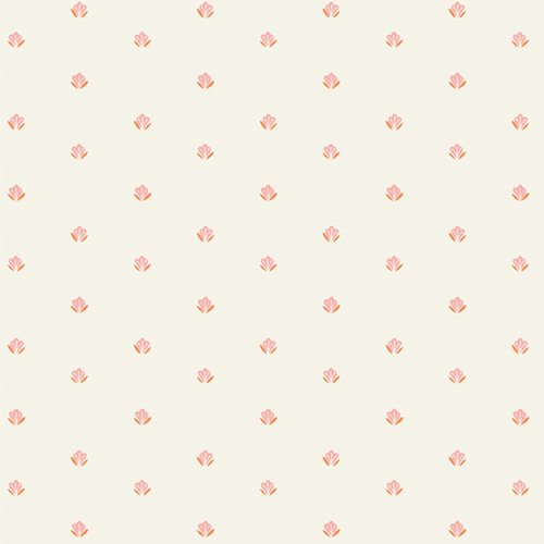 [FLFS95900] Small Pink Flowers, Flower Seeds, Maureen Cracknell, Art Gallery Fabrics