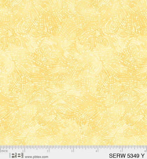 [SERW 5349 Y] 108" Serenity Yellow, Wide Backing, P&B Textiles