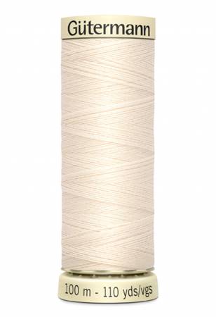 [729883-22] Sew-all Polyester All Purpose Thread 100m/110yds Eggshell