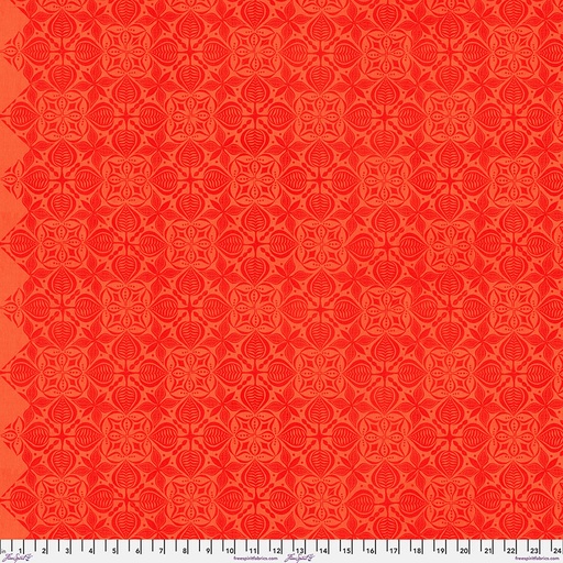 [PWVW038.TANGERINE] Curious - Tangerine, Grace, Valori Wells, FreeSpirit Fabrics