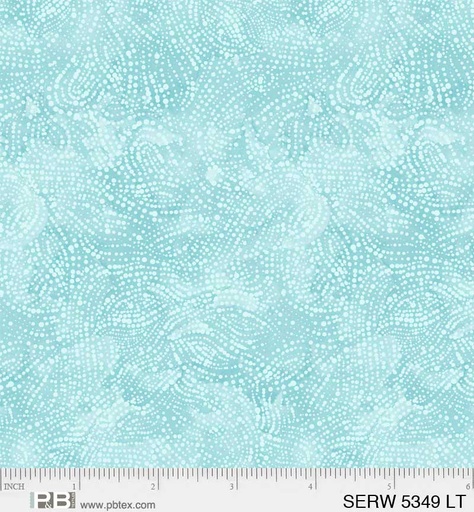 [SERW 5349LT] 108" Serenity, Light Teal Wide Back, P&B Textiles