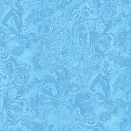 [1714B-52] Ocean Blue Marbella, Paula Nadelstern, Benartex Fabrics