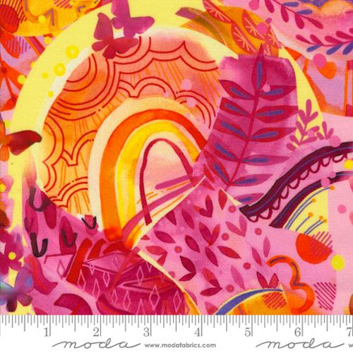 [2260 11] Playgrounds Sunrise, Rising Geometrics, Amarilys Henderson, Moda Fabrics