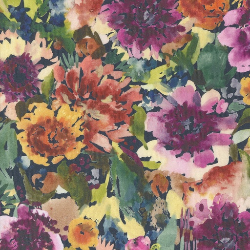 [39803 12] Watercolor Summer Florals, Floribunda, Create Joy Project, Moda Fabrics