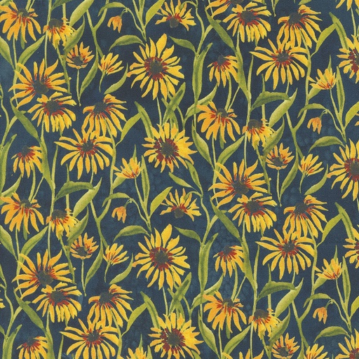 [39805 12] Sunflowers, Floribunda Midnight, Create Joy Project, Moda Fabrics