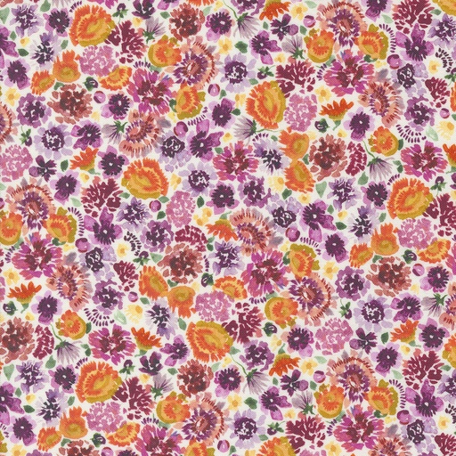 [39809 11] Autumn Daze Small Floral, Floribunda Violet, Create Joy Project, Moda Fabrics