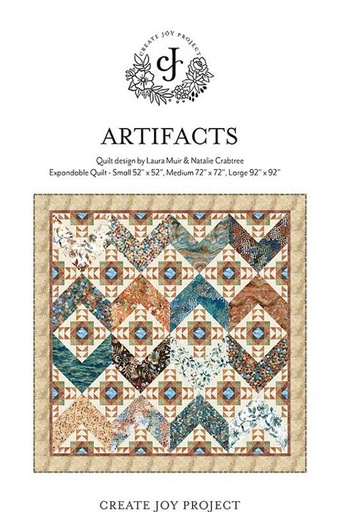 [CJP 2303] Artifacts Quilt Pattern, Create Joy Project