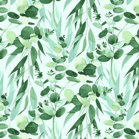 [54284W-1] 108in Wide Back, Eucalyptus Pond, Windham Fabrics